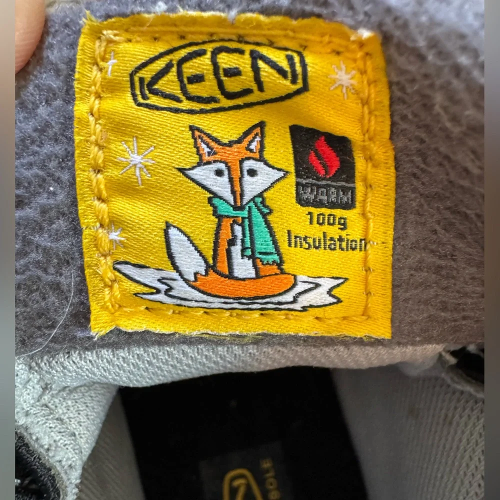 Keen Kids Winter Gray‎ Boots Waterproof Insulated Toddler Size 11